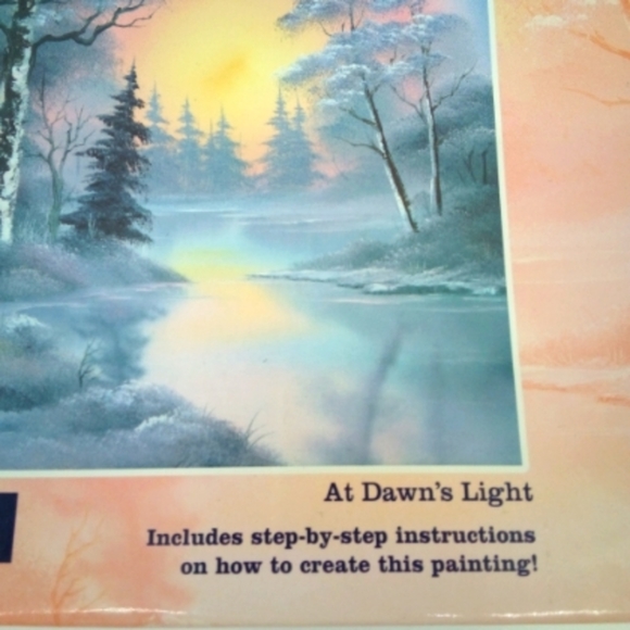 NIB Bob Ross At Dawn's Light 550 Piece Puzzle New in Box Pressman Painting Art - Picture 3 of 8